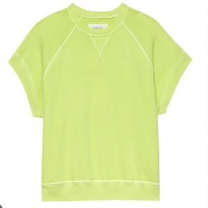 The Great Wedge Sweatshirt- Lime *Damaged!